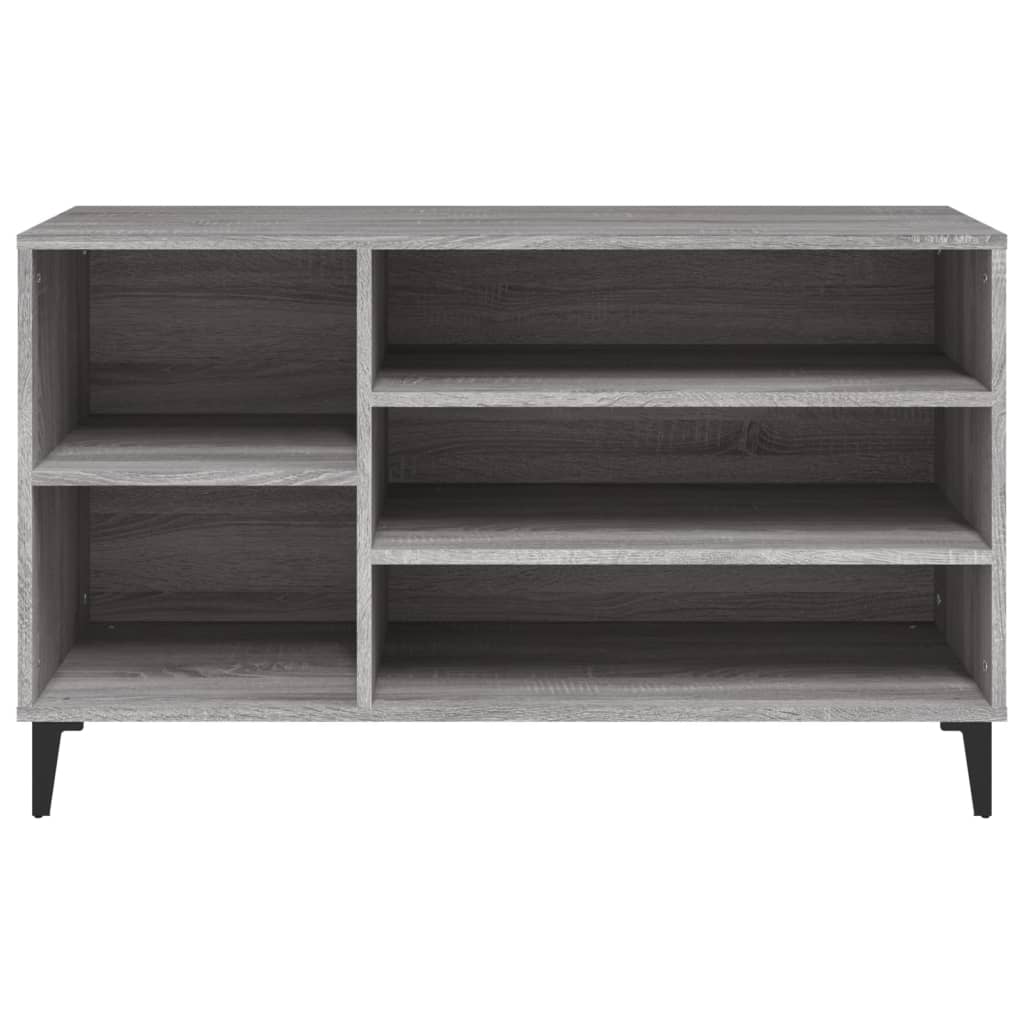 Shoe Cabinet Grey Sonoma 102x36x60 cm Engineered Wood