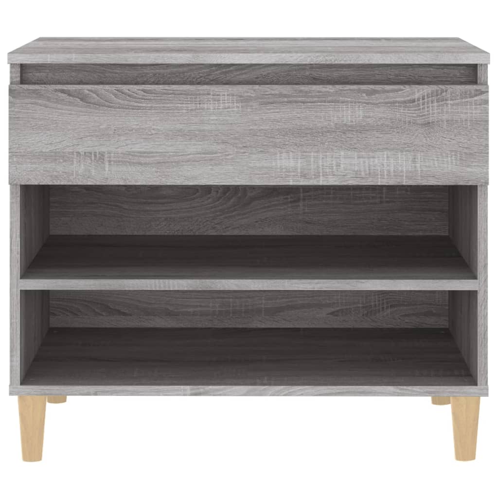 Shoe Cabinet Grey Sonoma 70x36x60 cm Engineered Wood