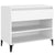 Shoe Cabinet White 70x36x60 cm Engineered Wood