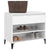 Shoe Cabinet White 70x36x60 cm Engineered Wood