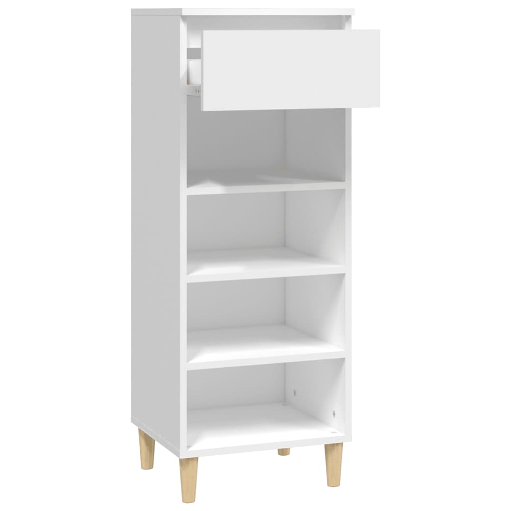 Shoe Cabinet White 40x36x105 cm Engineered Wood