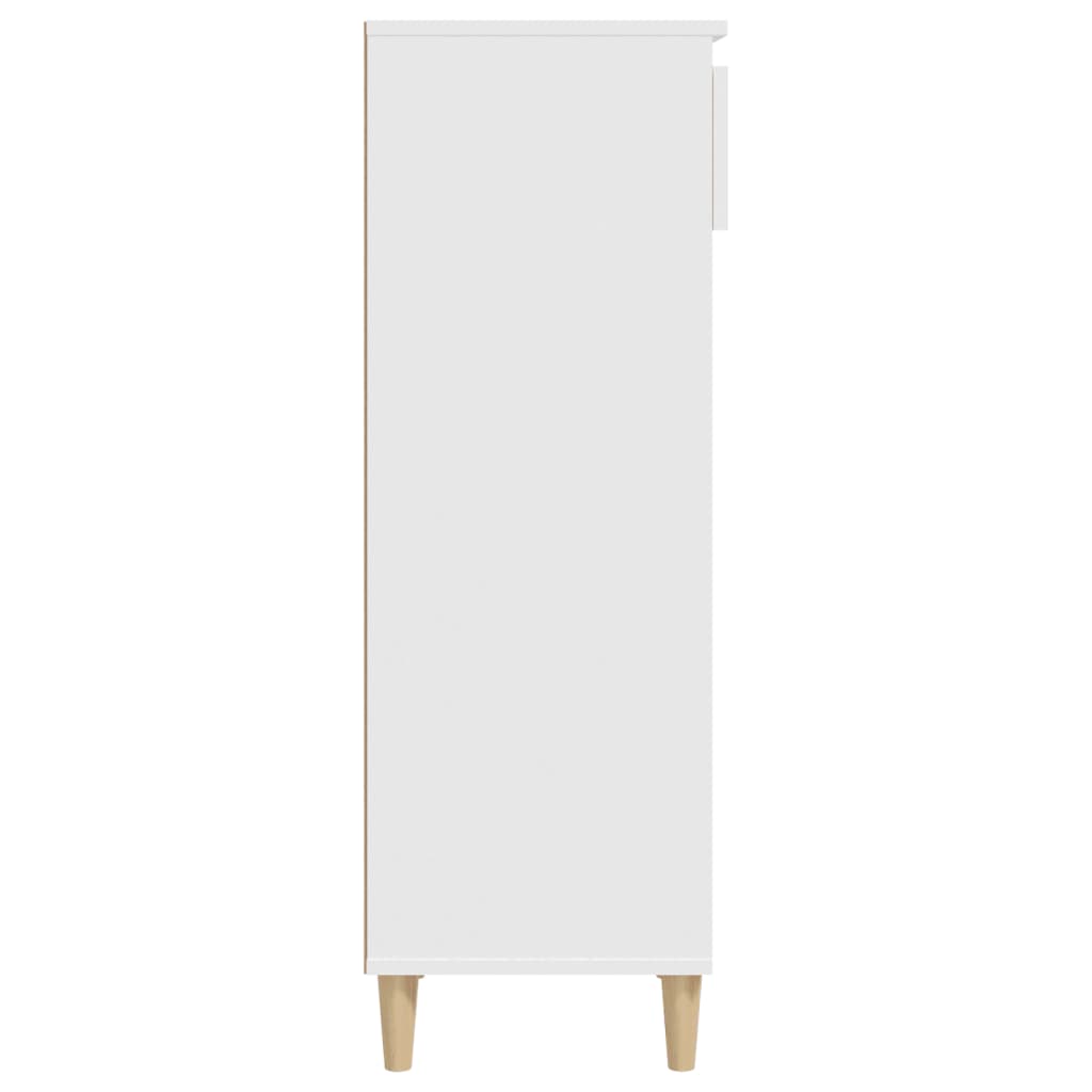 Shoe Cabinet White 40x36x105 cm Engineered Wood