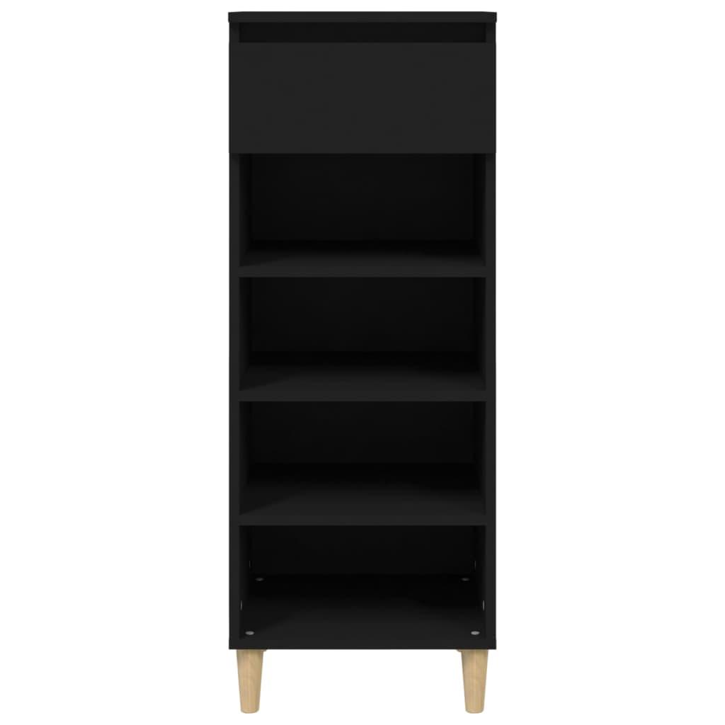 Shoe Cabinet Black 40x36x105 cm Engineered Wood