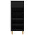 Shoe Cabinet Black 40x36x105 cm Engineered Wood