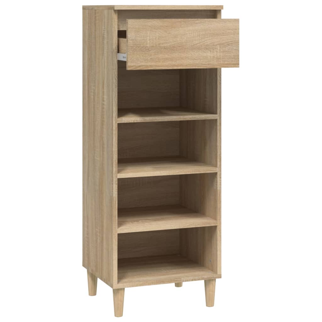 Shoe Cabinet Sonoma Oak 40x36x105 cm Engineered Wood