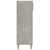 Shoe Cabinet Concrete Grey 40x36x105 cm Engineered Wood