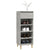 Shoe Cabinet Concrete Grey 40x36x105 cm Engineered Wood