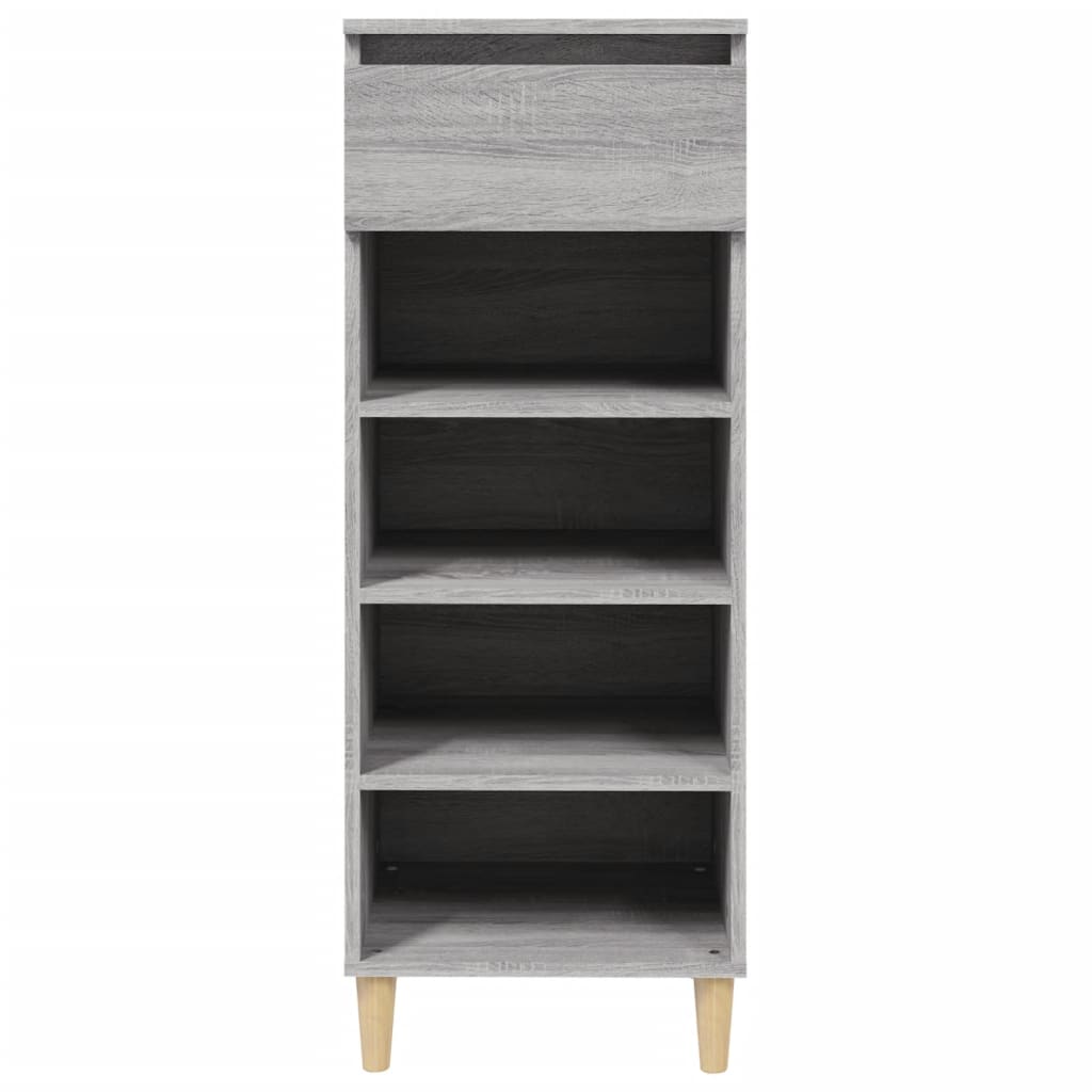 Shoe Cabinet Grey Sonoma 40x36x105 cm Engineered Wood