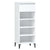 Shoe Rack White 40x36x105 cm Engineered Wood