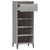 Shoe Rack Grey Sonoma 40x36x105 cm Engineered Wood