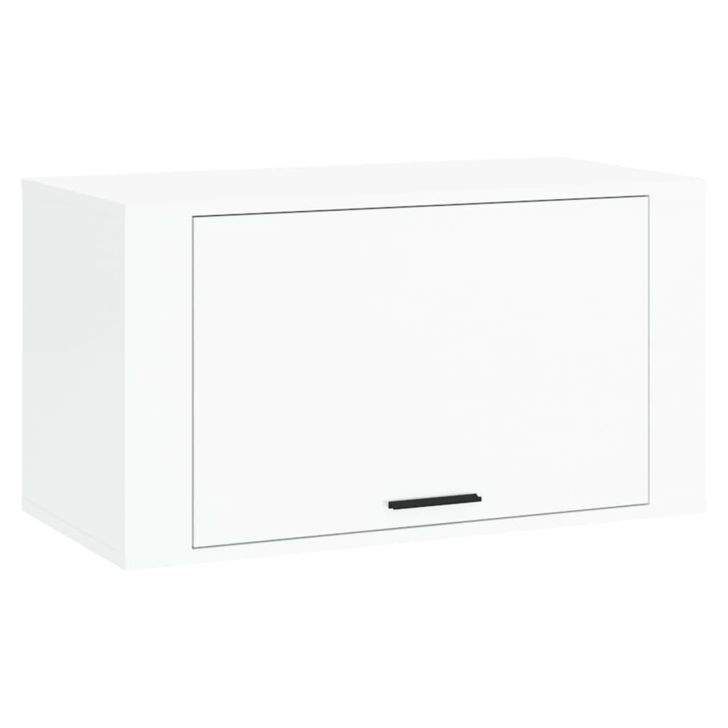 Wall-mounted Shoe Cabinet High Gloss White 70x35x38 cm Engineered Wood