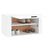 Wall-mounted Shoe Cabinet High Gloss White 70x35x38 cm Engineered Wood