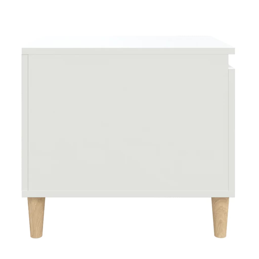 Coffee Table White 100x50x45 cm Engineered Wood