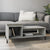 Coffee Table Concrete Grey 100x50x45 cm Engineered Wood