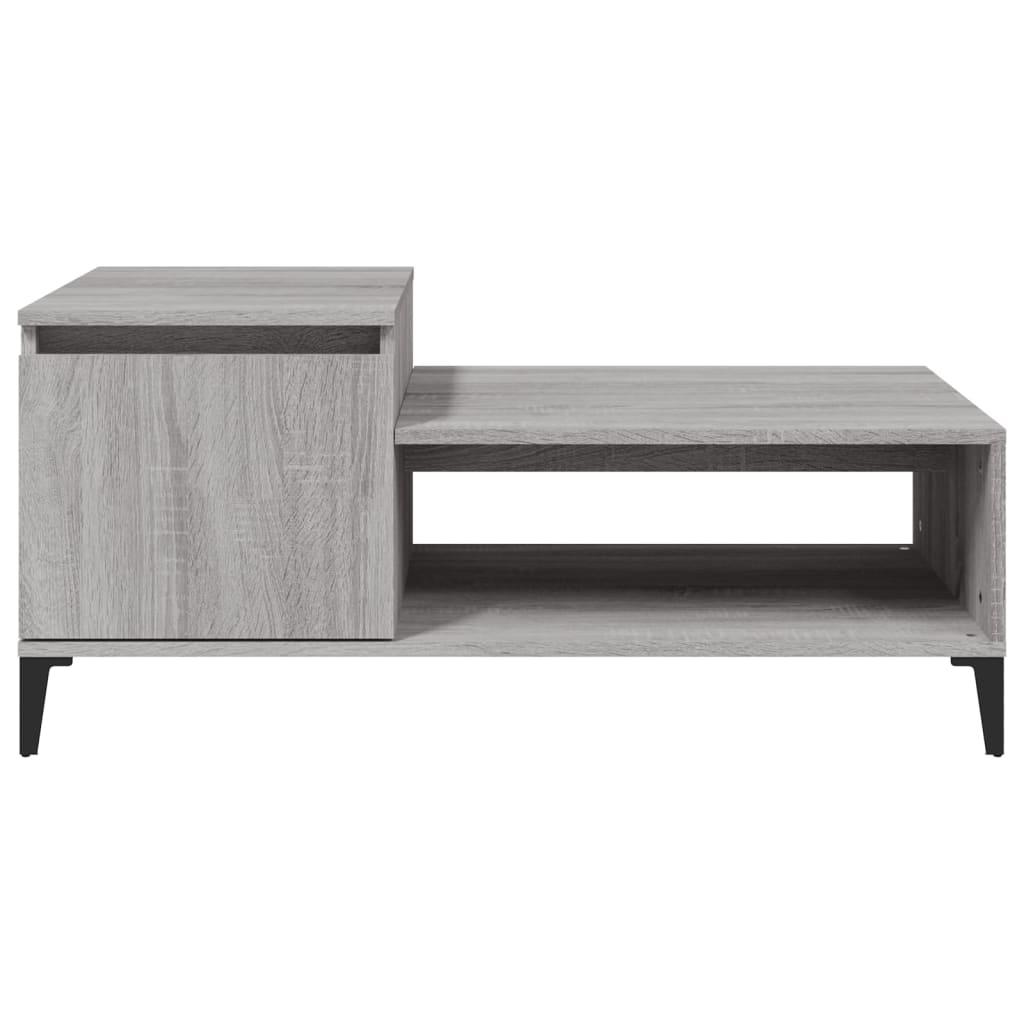 Coffee Table Grey Sonoma 100x50x45 cm Engineered Wood