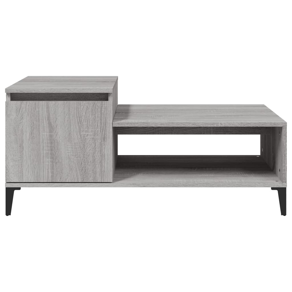 Coffee Table Grey Sonoma 100x50x45 cm Engineered Wood