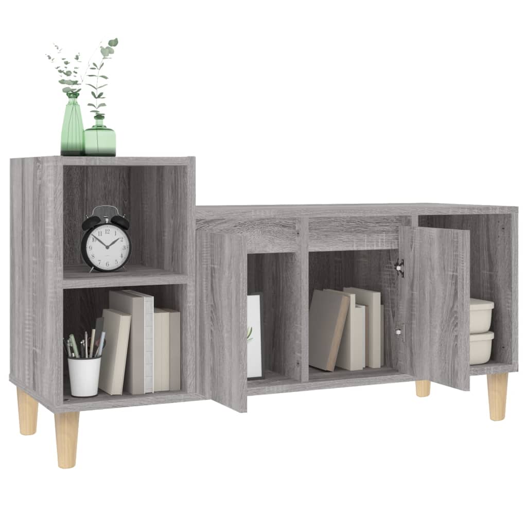 TV Cabinet Grey Sonoma 100x35x55 cm Engineered Wood