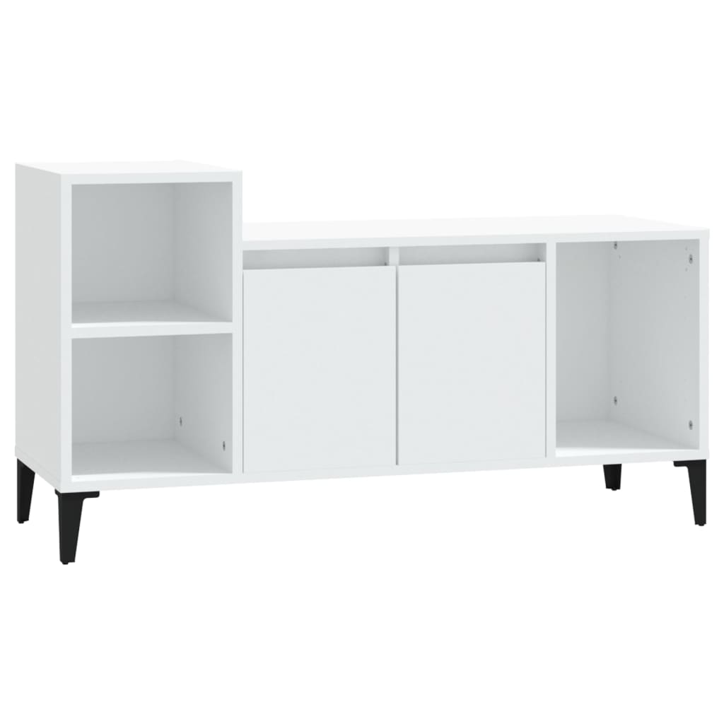 TV Cabinet White 100x35x55 cm Engineered Wood