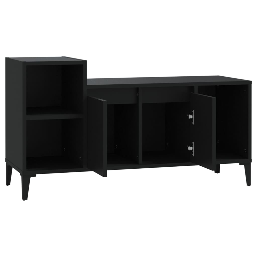 TV Cabinet Black 100x35x55 cm Engineered Wood