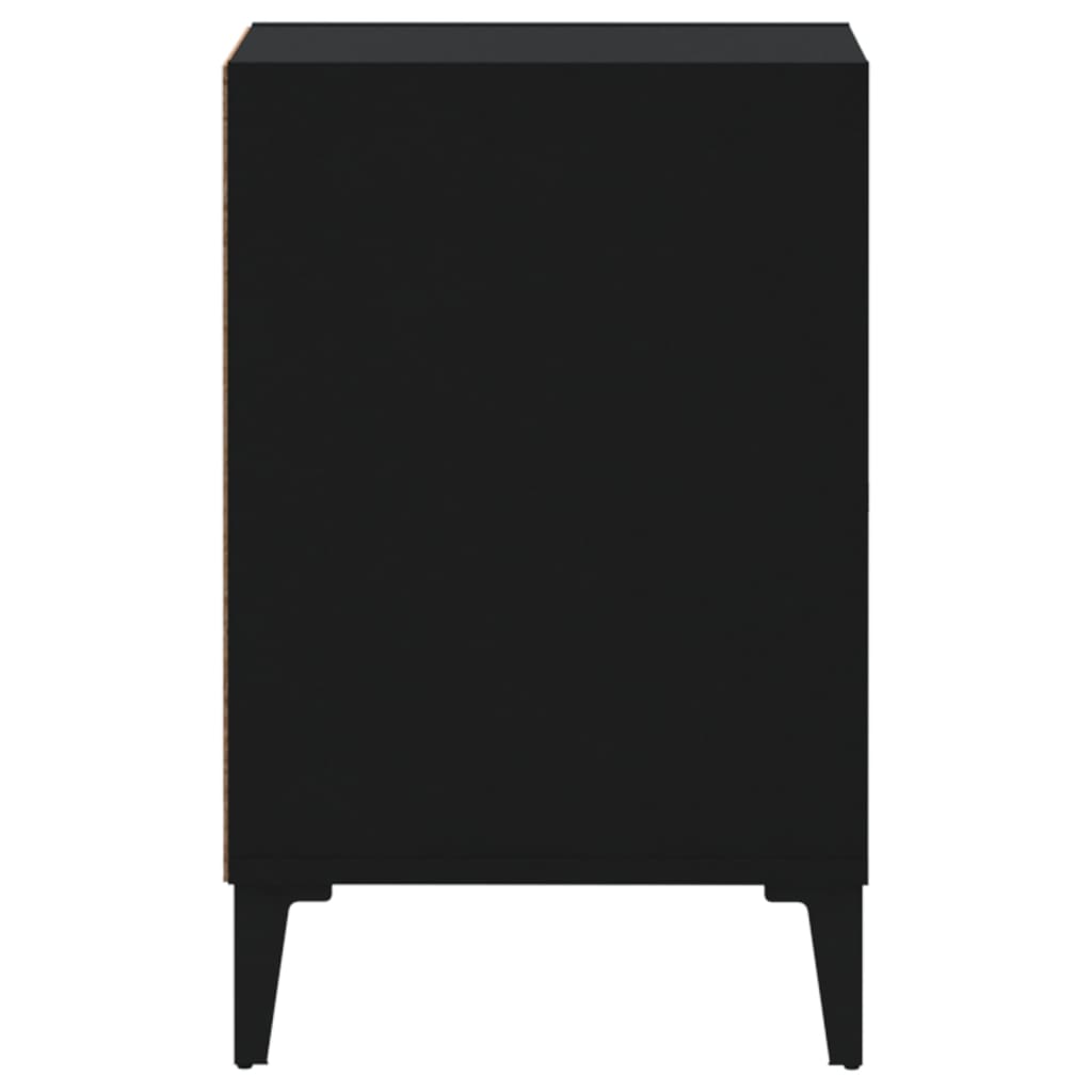 TV Cabinet Black 100x35x55 cm Engineered Wood