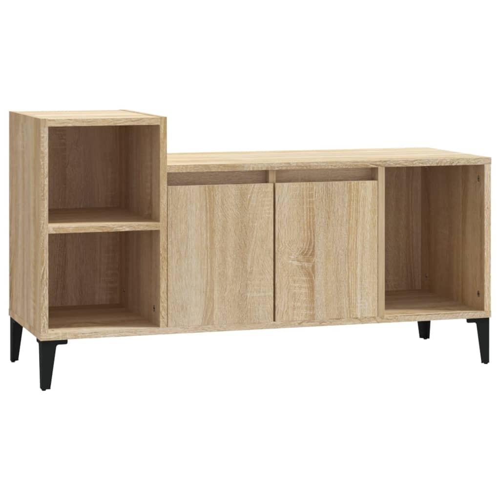 TV Cabinet Sonoma Oak 100x35x55 cm Engineered Wood