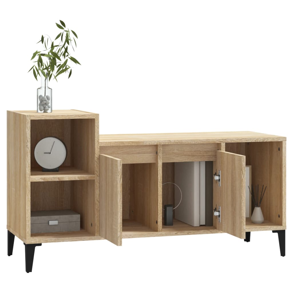 TV Cabinet Sonoma Oak 100x35x55 cm Engineered Wood