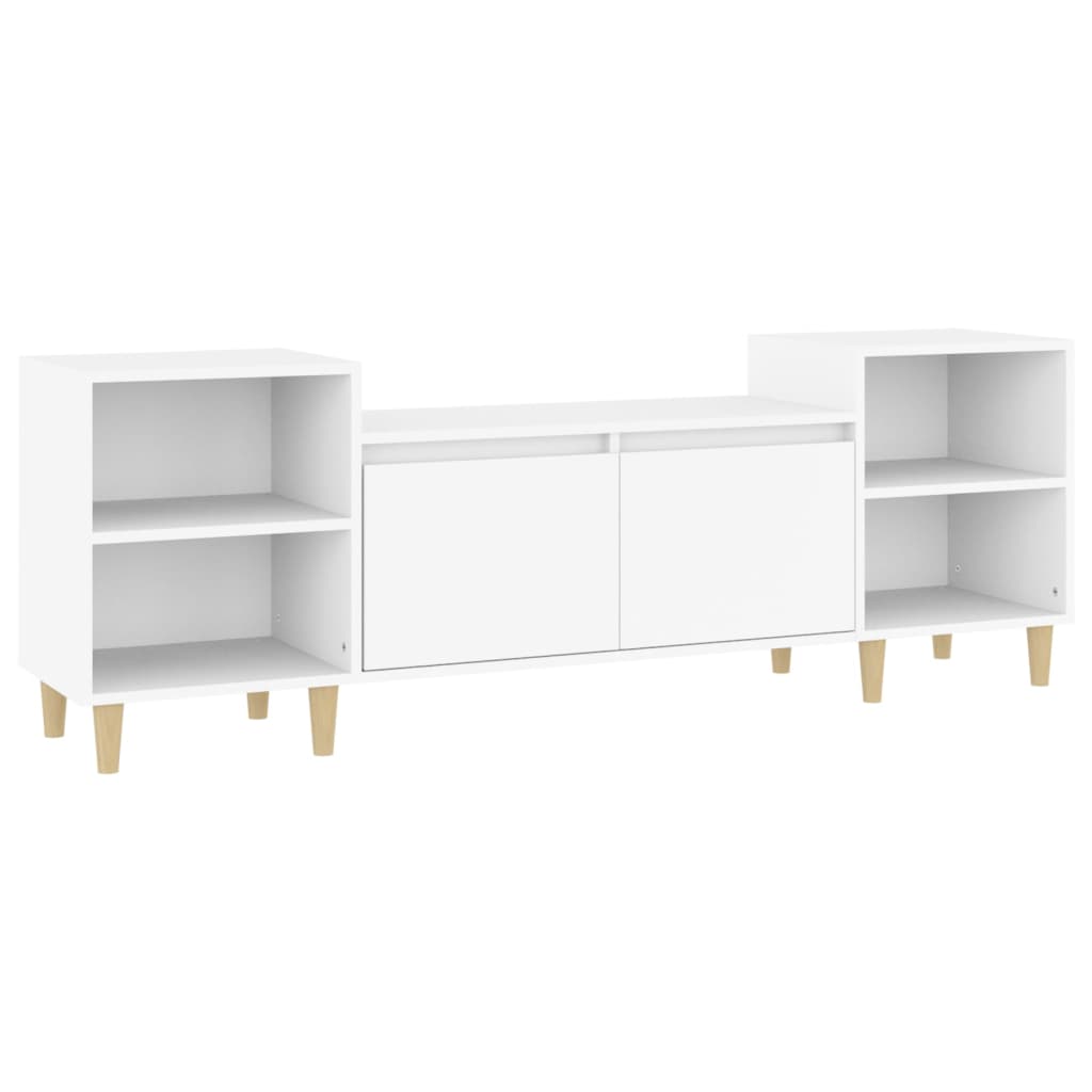 TV Cabinet White 160x35x55 cm Engineered Wood