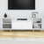 TV Cabinet White 160x35x55 cm Engineered Wood