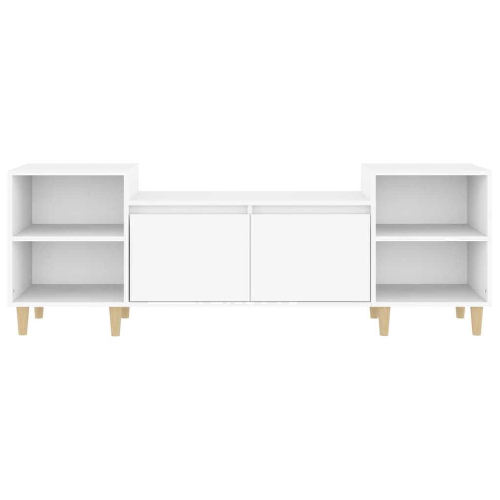 TV Cabinet White 160x35x55 cm Engineered Wood