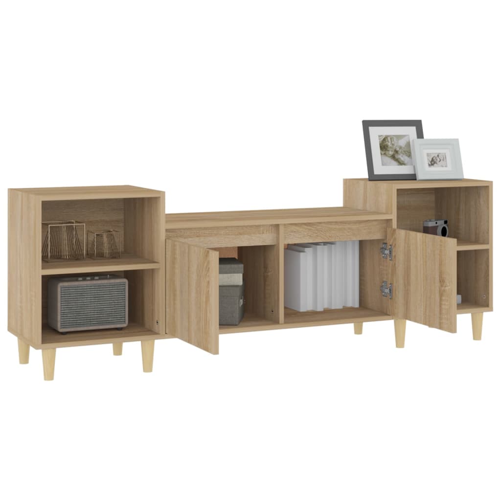 TV Cabinet Sonoma Oak 160x35x55 cm Engineered Wood