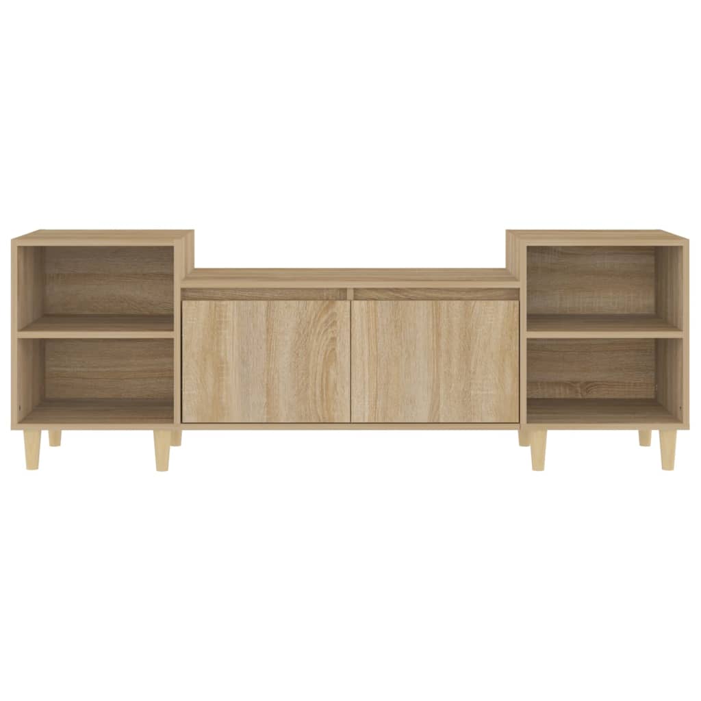 TV Cabinet Sonoma Oak 160x35x55 cm Engineered Wood