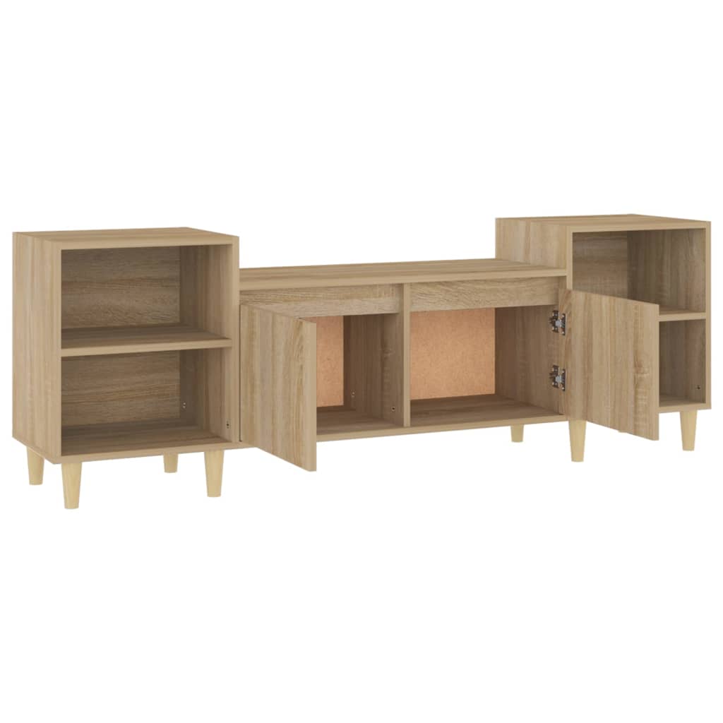 TV Cabinet Sonoma Oak 160x35x55 cm Engineered Wood