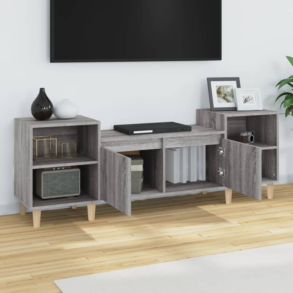 TV Cabinet Grey Sonoma 160x35x55 cm Engineered Wood