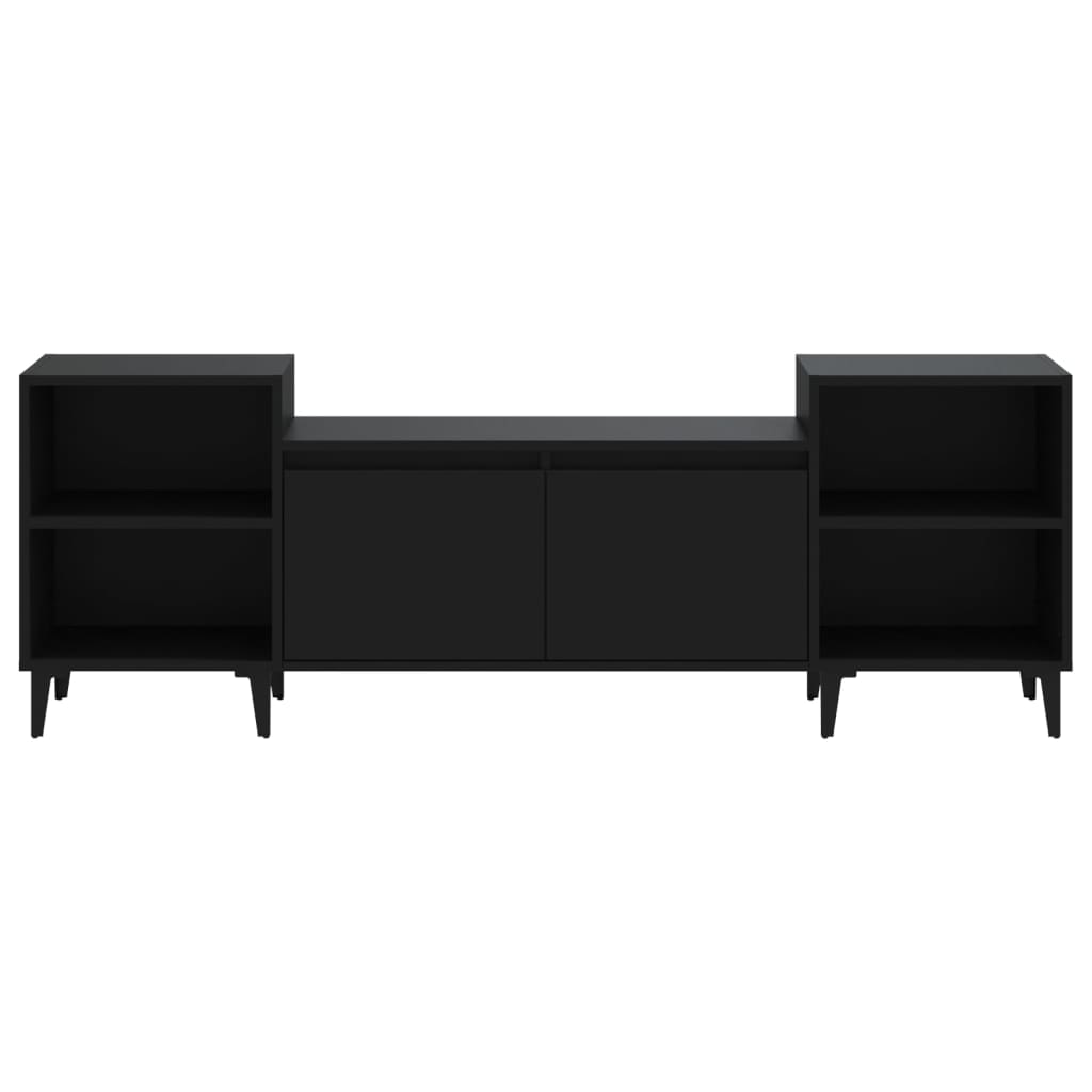 TV Cabinet Black 160x35x55 cm Engineered Wood