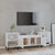 TV Cabinet High Gloss White 160x35x55 cm Engineered Wood