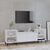 TV Cabinet High Gloss White 160x35x55 cm Engineered Wood