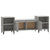 TV Cabinet Concrete Grey 160x35x55 cm Engineered Wood