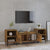 TV Cabinet Smoked Oak 160x35x55 cm Engineered Wood