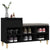 Shoe Cabinet Black 102x36x60 cm Engineered Wood