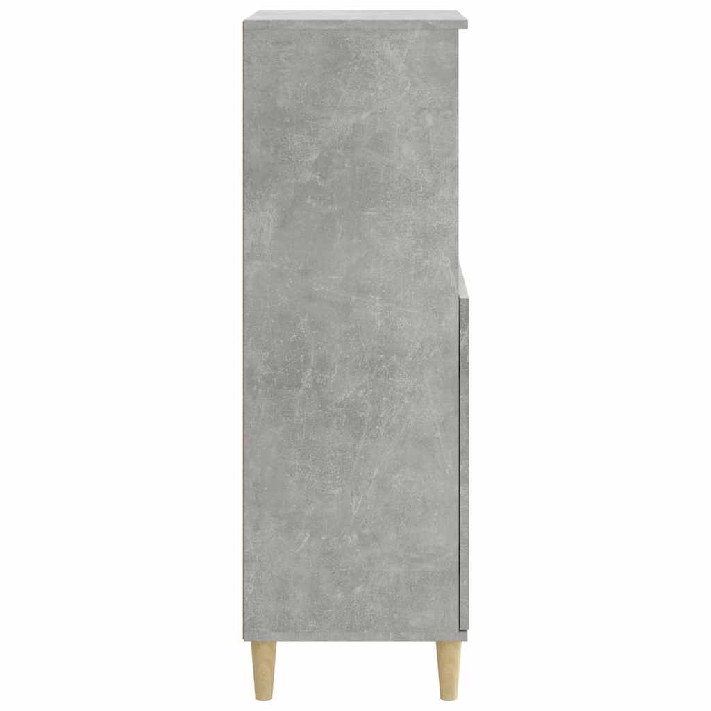 Highboard Concrete Grey 60 x 36 x 110 cm Engineered Wood