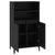 Highboard Black 60x36x110 cm Engineered Wood