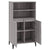 Highboard Grey Sonoma 60x36x110 cm Engineered Wood