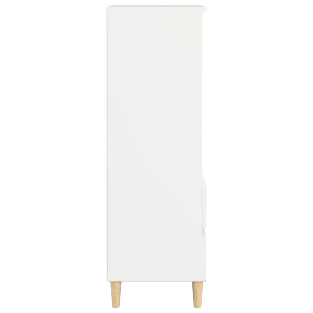 Highboard White 40x36x110 cm Engineered Wood