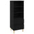 Highboard Black 40x36x110 cm Engineered Wood