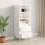 Highboard High Gloss White 40x36x110 cm Engineered Wood