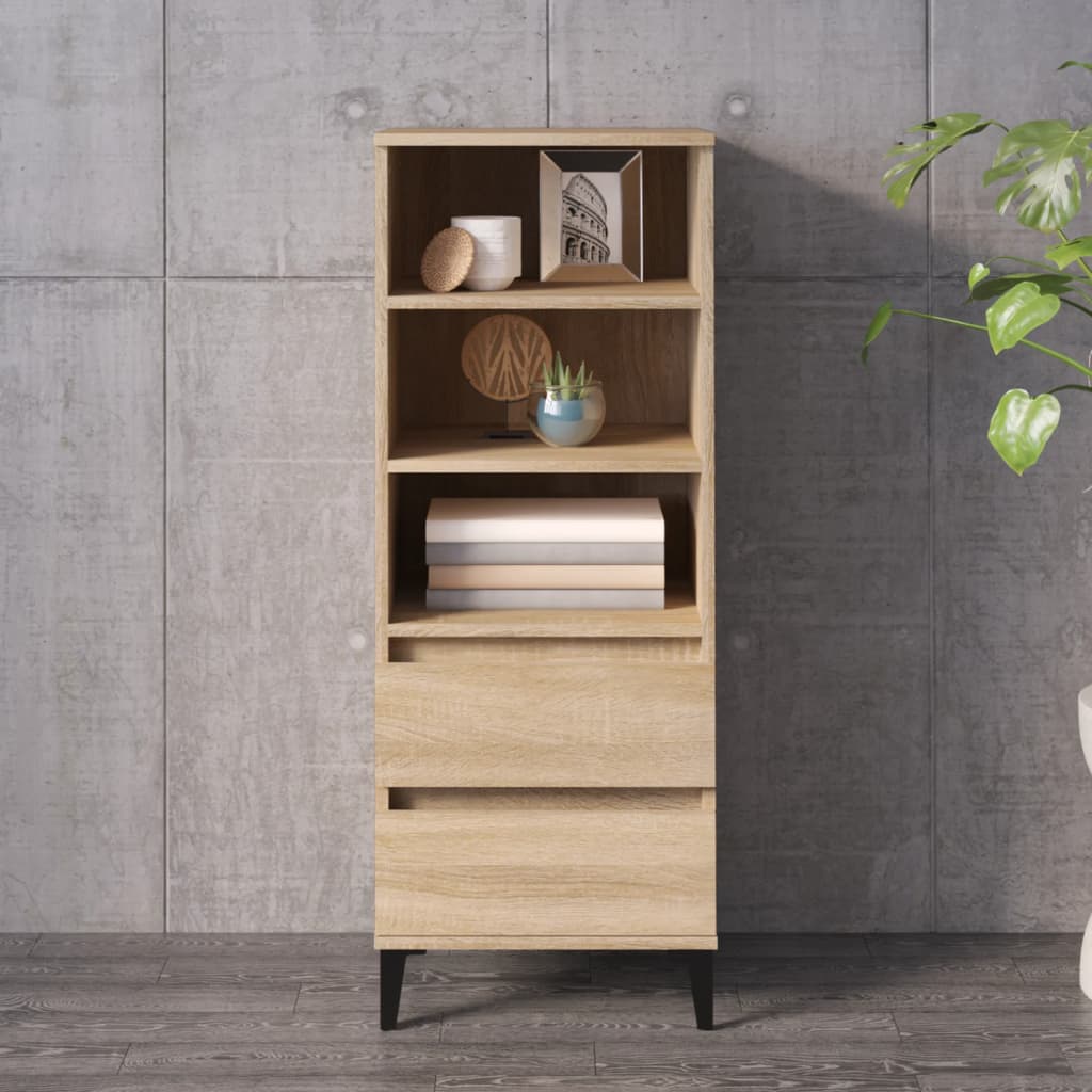 Highboard Sonoma Oak 40x36x110 cm Engineered Wood