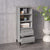 Highboard Grey Sonoma 40x36x110 cm Engineered Wood