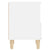 Bedside Cabinet White 40x35x50 cm