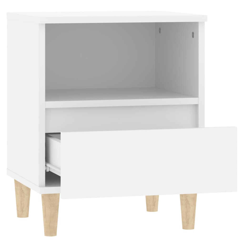 Bedside Cabinets 2 pcs White 40x35x50 cm