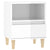 Bedside Cabinet High Gloss White 40x35x50 cm